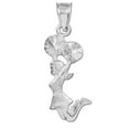 thumbnail image 1 of WHITE GOLD ICE SKATE CHARM NECKLACE :  14K  Pendant with 20" chain, 1 of 1