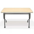 thumbnail image 4 of OFM Mesa Series Model 66122 Flip Nesting Training Table and Desk, Maple, 4 of 5