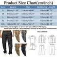 thumbnail image 3 of Lisingtool Clearance Mens Pants Male Versatile All Season Cargo Pants Multi Pocket Zip Button Hem Solid Color Plus Size Outdoor Trousers S-XXL Clearance sale, 3 of 7