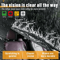 thumbnail image 3 of Pecham 19 Inch Wiper Blade, Silicone Windshield Wipers Replacement for SUV Truck Van - Black, 3 of 6