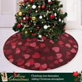 thumbnail image 6 of FMSHPON Valentines Mother's Day Hearts Xmas Christmas Tree Skirt Stand Mat for Holiday Party Decoration Indoor Outdoor 36 inches, 6 of 6