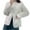 White, variant on Lovskoo 2024 Womens Winter Coats Quilted Jacket Long Sleeve Diamond Plaid Round Neck Single Breasted Lightweight Warm Cotton Padded Jacket Black
