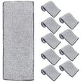thumbnail image 6 of with 10 Reusable Gray Microfiber Pads Wet and Dry Floor Cleaner for Efficient Home Cleaning, 6 of 6