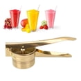thumbnail image 2 of Yajisi Stainless Steel Long‑Handle Lemon Squeezer – Ergonomic, Labor‑Saving Hand‑Held Juicer for Citrus, Lime & More, 2 of 8