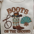thumbnail image 2 of Embroidered Cowgirl Boots Sweatshirt: Western Style Cotton-Blend, 2 of 5