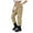 Khaki, variant on SDNall Women's Cargo Pants with Elastic Waist, Utility Pocket Straight Leg Joggers, Casual Full Length Trousers for Women with 8 Pockets