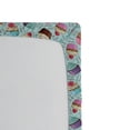 thumbnail image 3 of Ambesonne Cupcake Fitted Sheet, Pastry Cakes Calligraphy, California King, Multicolor, 3 of 3