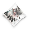 thumbnail image 4 of EREHome Loup avec une Housse de Coussin à Plumes 20x20 Pouces, 4 of 4