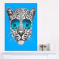 thumbnail image 1 of Design Art - Leopard with Mirror Sunglasses, 1 of 3