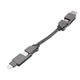 thumbnail image 1 of 6 In 1 Fast Charging Cable Keychain PD for IPhone 27W Android 100W Black, 1 of 5