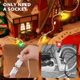 thumbnail image 4 of Christmas Village Lights with 12 Led Light Bulb,C7 Cord Clip Lights for Christmas Village Cottages,Pumpkins,Outdoor Atmosphere Decoration.for Blow molds, 4 of 4