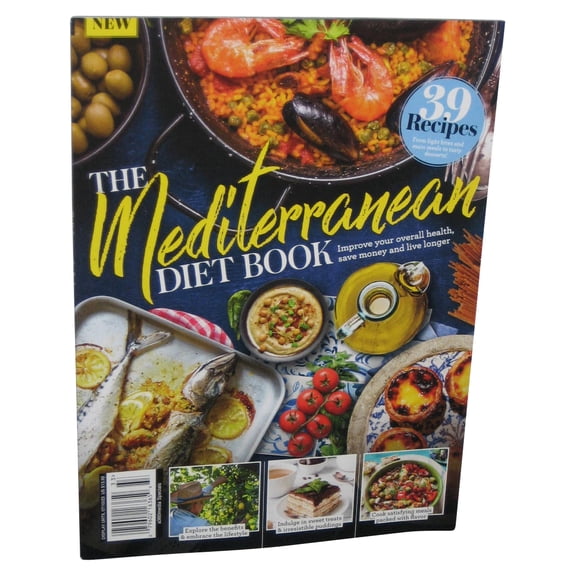 The Mediterranean Diet April 2023 Magazine Book - (39 Recipes)