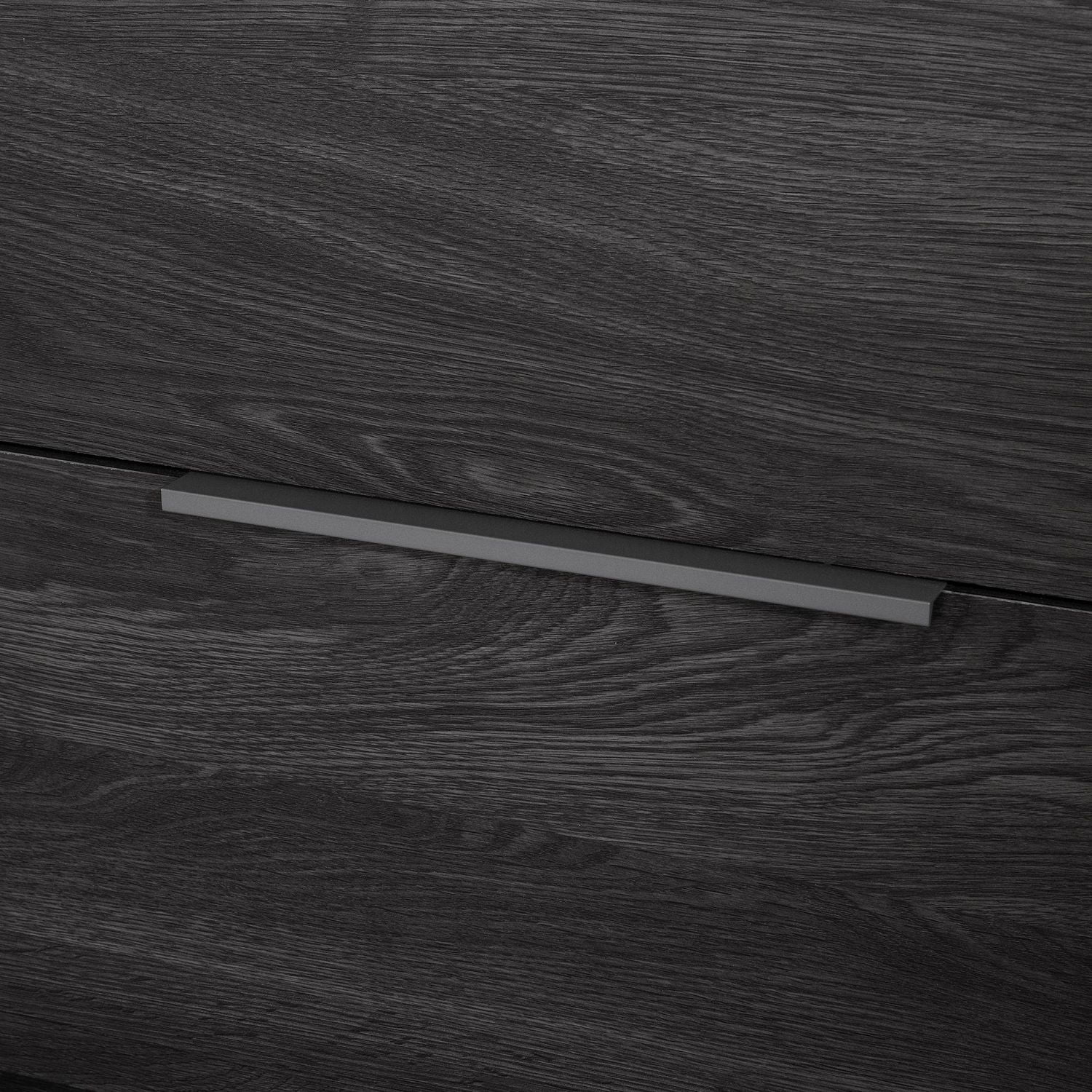 Table de chevet 1 tiroir pour Enfants, fini Chêne gris, collection Hourra de Meubles South Shore