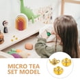 thumbnail image 2 of 1 Set Miniature Tea Set Miniature Iron Teapot Doll House Tiny Teapot Tea Cup Prop, 2 of 5