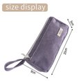 thumbnail image 2 of Pencil Case Large Capacity Pencil Bag Pencil Cases Zipper Portable Pencil Storage Pouch Bagpurple, 2 of 7