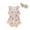 Pink, variant on Bagilaanoe Newborn Easter Clothes Baby Girl Rompers Floral Print Sleeveless Bodysuits Headband 3M 6M 12M 18M Infant Summer One Piece Jumpsuit