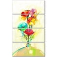 thumbnail image 2 of Spring Flowers Bouquet in a Vase - Large Floral Canvas Art Print, 2 of 3