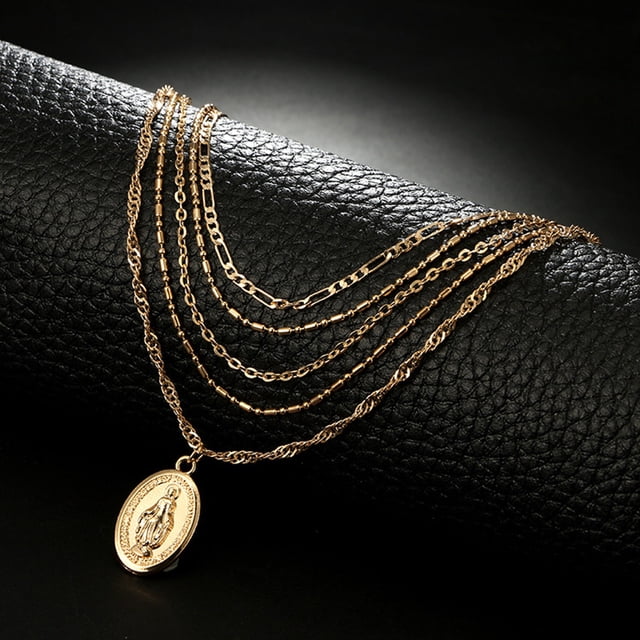 unbranded Collar De Para Mujer Con Colgante Ovalado Ideal Para Ocasiones Especiales