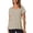 Khaki, variant on Women's Casual Short Sleeve T Shirt Comfortable Soft Breathable Blend Tee for Everyday Wear Tees Tops for Women Juniors Graphic Tops Womens Workout Lightweight Shirt for Women Womens Tee Shirt Loose