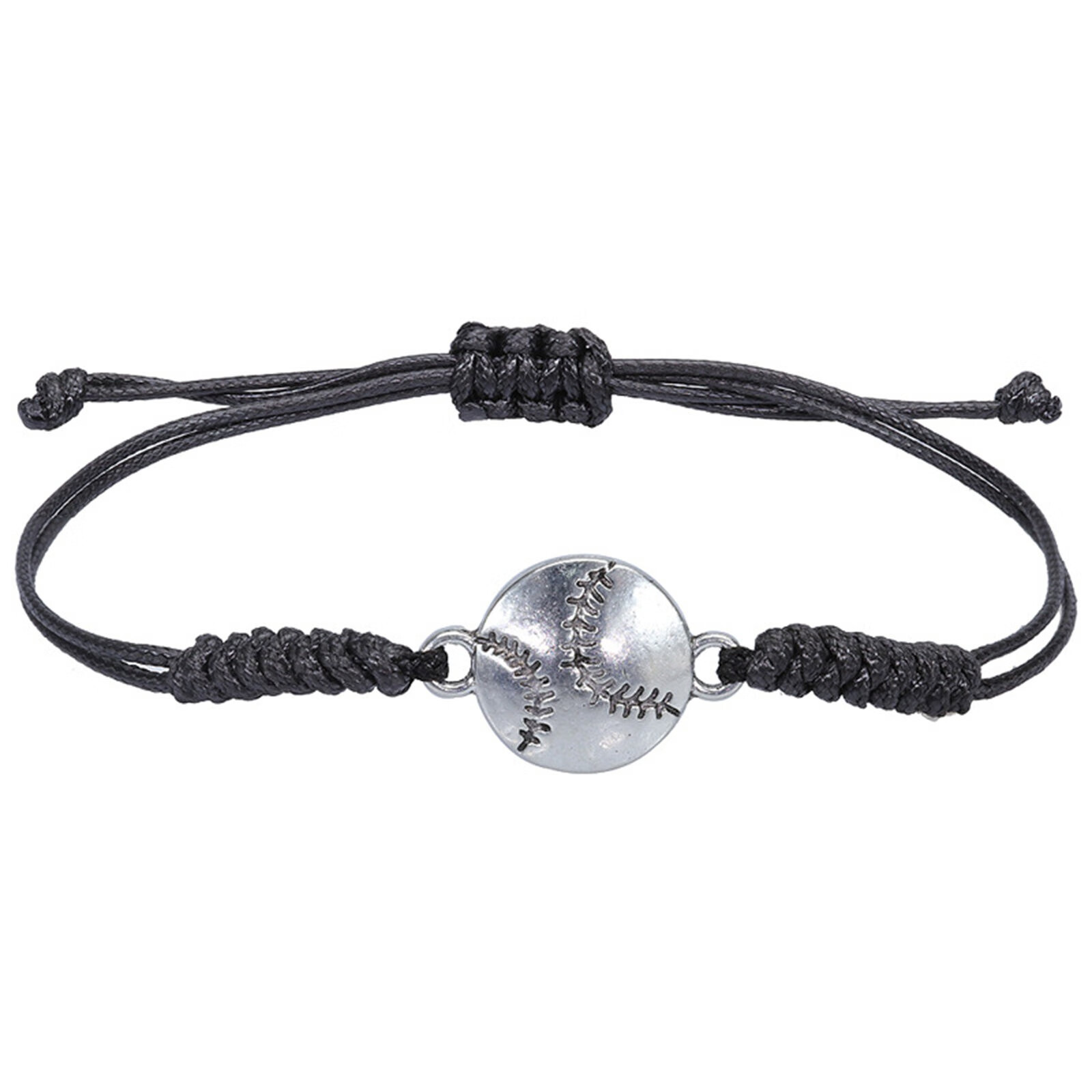 Sehao Baseball Bracelet Adjustable Baseball Charm Alloy Bracelet Boys