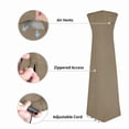 thumbnail image 4 of Funda para Calefactor de Patio Easy-Going 229 cm x 58 cm Impermeable Color Camello, 4 of 7