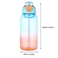 thumbnail image 2 of Botella de agua deportiva de 1000ML de gran capacidad para gimnasio y deportes al aire libre, 2 of 6