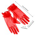 thumbnail image 4 of Ticikt Sheer Tulle Gloves, Ruffle Design, Women Gloves for Bridal Wedding Party Photo Props,Green, 4 of 4