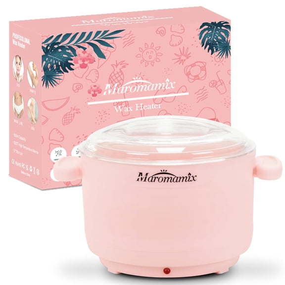 Silicone Wax Warmer for Hair Removal, Compact Portable Electric Wax Heater Machine for Soft and Hard Wax Beads Fast Heating, Home Gentle Waxing for Women for Body Eyebrow Brazilian Bikini Face