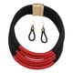 thumbnail image 1 of Gargantilla de joyería africana Yinane estilo nacional rojo, 1 of 5
