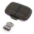 thumbnail image 3 of Unique Bargains 8 Grids Double Layers Pill Box for Travel Coffee Color, 3 of 6