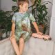thumbnail image 4 of Fotbe Watercolor African Animals Wildlife Pijama Estampada de 2 Piezas para Niños – Ropa de Dormir de Manga Corta Cómoda para Niños y Niñas, Camiseta y Shorts de Algodón-Medium, 4 of 6