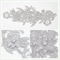 thumbnail image 3 of Kit de herramientas para hacer cintas al bies con parches de flores, apliques de pasta de encaje con hueso de coche bordado, accesorios para prendas de vestir con plancha, 3 of 7