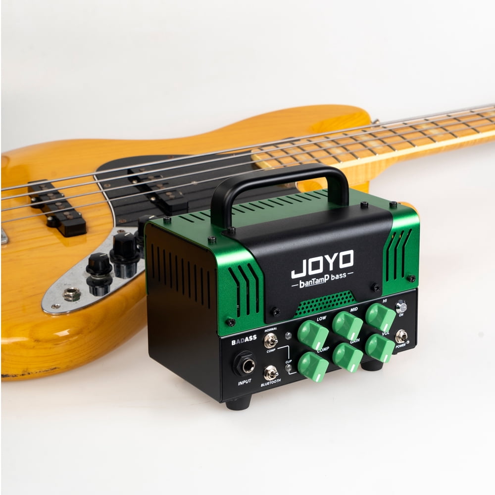 Joyo BADASS 50W Bass Amp Hybrid Tube Amplifier with Headphone, Compressor EQ Band