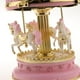 thumbnail image 3 of 2 Unids Vintage Horse Carrusel Caja De Música De Juguete 7 Cambio De Color Clockwork Musical Regalos De Cumpleaños, 3 of 9