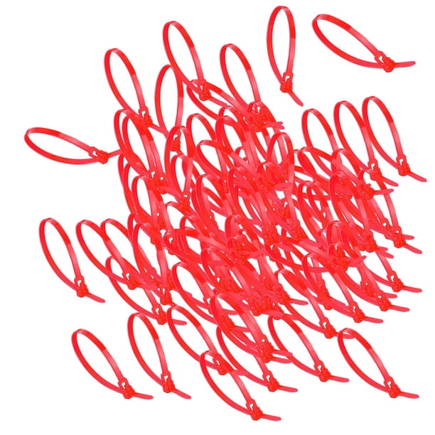 100 piezas de bridas de nailon para cables, hebillas para cables, gestión de cables, versátiles y resistentes 20 cm x 36 mm
