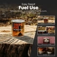 thumbnail image 6 of GasOne Firepit Fuel – Safe Wick Fuel for Fire Pit 8-Pack – Portable Fire Pit with 4 Wicks and 3 Hours Burn Time Per Canister, 6 of 6