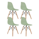 thumbnail image 1 of Silla Minimalista Estilo Moderno Kit 4 Gaon  Eames Minimalista, 1 of 7