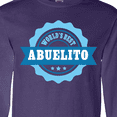 thumbnail image 4 of Inktastic Grandparents Day Worlds Best Abuelito Long Sleeve T-Shirt, 4 of 5