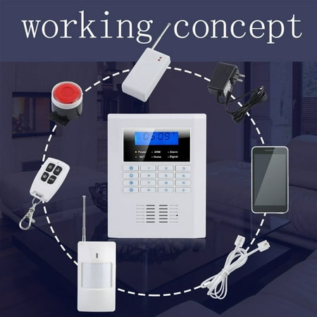 Burglar Alarm Set Wireless Gsm Dual Network Home Security Burglar Alarm Set Wireless Gsm Dual Network Home Security