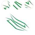 thumbnail image 3 of Pegatinas de rayas para motocicleta, calcomanías decorativas para coche, universales, impermeables. Verde reflectante, 3 of 9