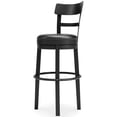 thumbnail image 4 of Signature Design by Ashley Casual Valebeck Bar Height Bar Stool, Black, 4 of 8