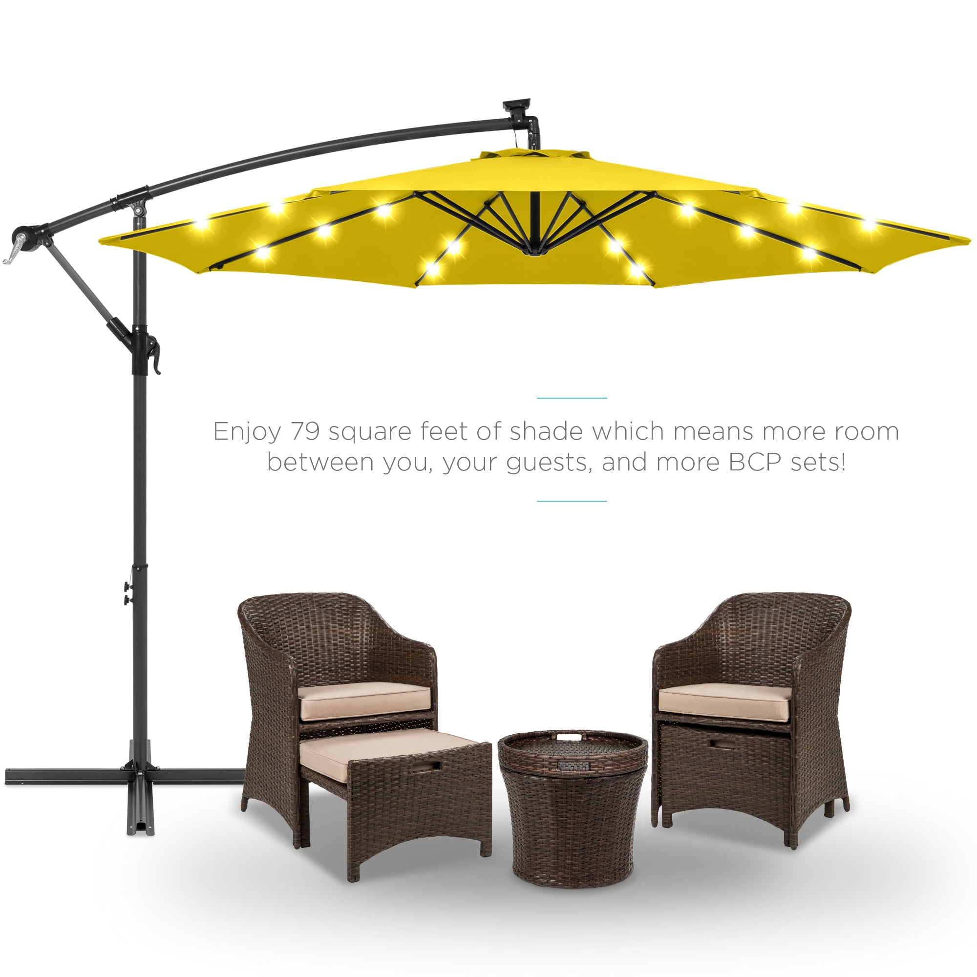 cantilever patio umbrellas commercial FIM Umbrellas FIM P-Series 11.5 Square Cantilever Umbrella