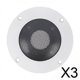 thumbnail image 1 of 3x Cubierta De Red Para Altavoz Protector De Altavoz De Coche Panel De Tweeter 10,2 Cm X 10,2 Cm X 1 Cm, 1 of 6