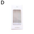thumbnail image 1 of 6 Pcs Bougies d'Anniversaire Bougies Colorées Décoration de Gâteau, 1 of 7