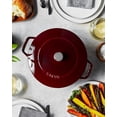 thumbnail image 2 of Staub Cast Iron 3.75-qt Essential French Oven - Grenadine, 2 of 6