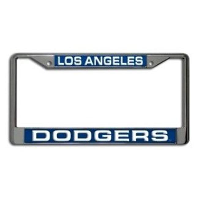 Los Angeles Dodgers License Plate Frame Laser Cut Chrome