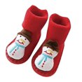 thumbnail image 1 of Calcetines navideños de invierno antideslizantes para niñas de 12 cm de ancho para bebés de 6 a 12 meses, calcetines altos para bebés recién nacidos, zapatos, botas, pantuflas, calcetines de piso, 1 of 4