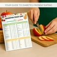thumbnail image 4 of 2pcs Diabetes Food Chart & Meal Planner for Diabetics - Laminated 8.5" x 11.5” Diabetic Food List Planner with Serving Size, Carbs, Calories - Glycemic Index Chart, 4 of 6