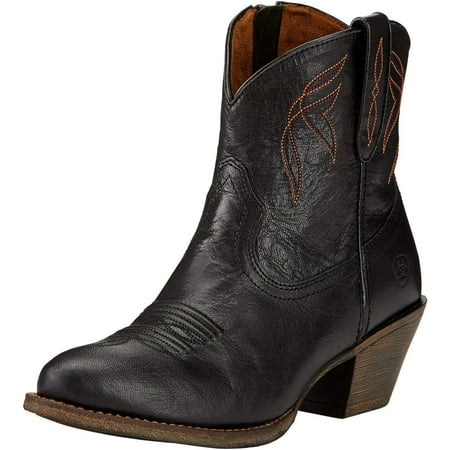 Ariat Darlin Western Boot - Women s Leather Country Boots 8.5 Old Black