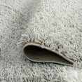 thumbnail image 5 of Uptown Shag Contemporary Shag Thick Silver and Gold Indoor Area Rug, 6.7' x 9', 5 of 7
